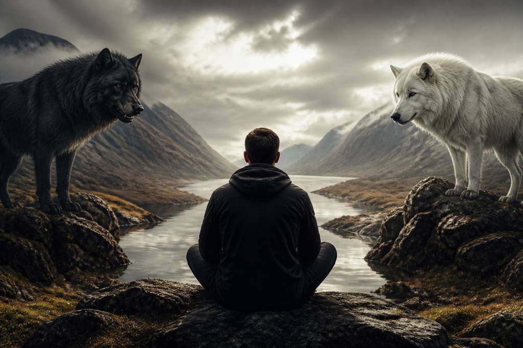 Two wolves inside you: finding balance between inner conflict and personal energy