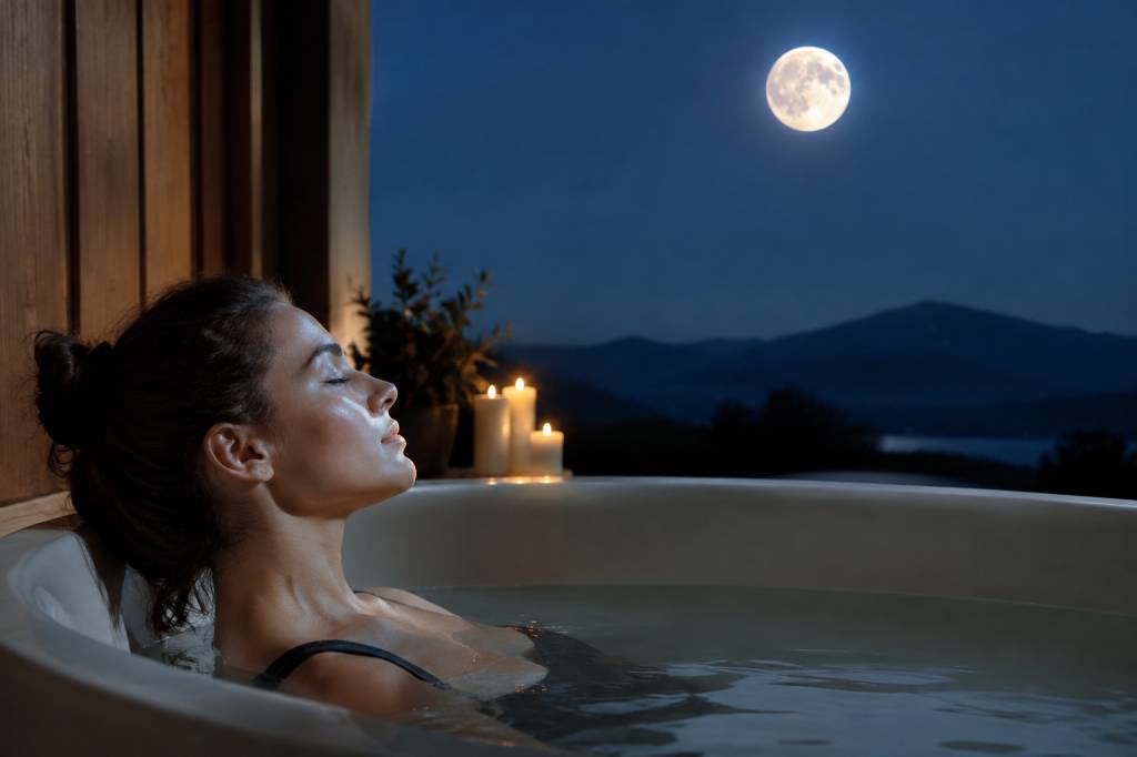 Moon bath: a mindful ritual for relaxation, sleep, and energy